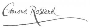 Signature d'Edmond Rostand