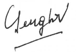 Signature de Léopold Sédar Senghor